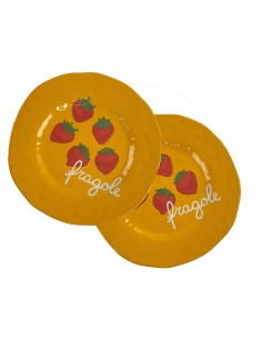 Rose e Tulipani·med Land Set 2 Piatti Frutta Ø 21 Cm in Melamina 2