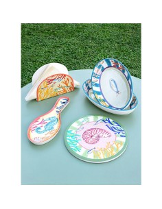 Rose e Tulipani· Litorale Sottopentola Rotondo· ø 20 Cm·ceramica Gift Box 2