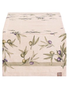 Rose e Tulipani· Olyvia Runner Antimacchia·45 X 150 Cm·tessuto Gift Box