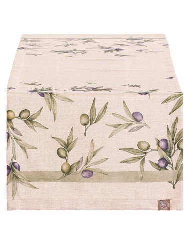 Rose e Tulipani· Olyvia Runner Antimacchia·45 X 150 Cm·tessuto Gift Box