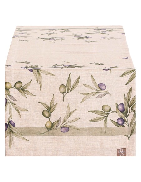 Rose e Tulipani· Olyvia Runner Antimacchia·45 X 150 Cm·tessuto Gift Box