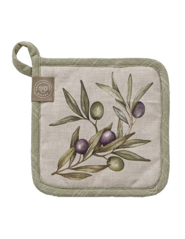 Rose e Tulipani· Olyvia Set Guantone Presina·18x30 Cm + 17x17 Cm·tessuto Gift Box