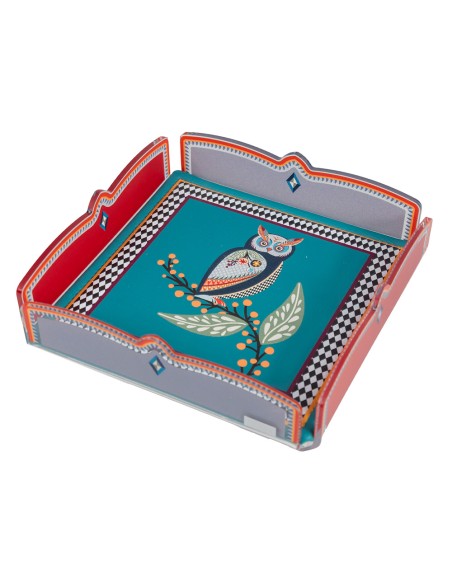 Vesta Home - Vuotatasche Sogno·gufo·14 X 14 X 3,3 H Cm Th. 4 Mm