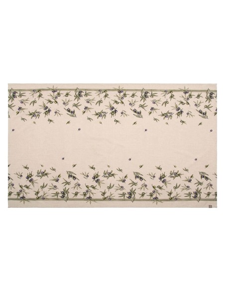 Rose e Tulipani· Olyvia Tovaglia 12 posti Antimacchia·150x260 Cm·tessuto Gift Box