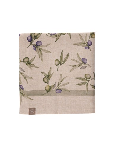 Rose e Tulipani· Olyvia Tovaglia 12 posti Antimacchia·150x260 Cm·tessuto Gift Box