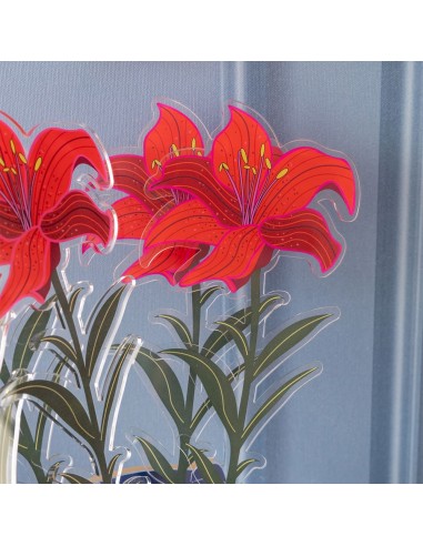 Vesta Home - Fiore Giglio Piccolo Singolo·rosso·9,6 X 43 H Th. 5 Mm