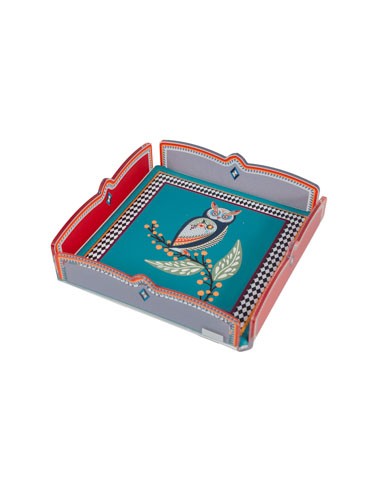 Vesta Home - Vuotatasche Sogno·gufo·14 X 14 X 3,3 H Cm Th. 4 Mm