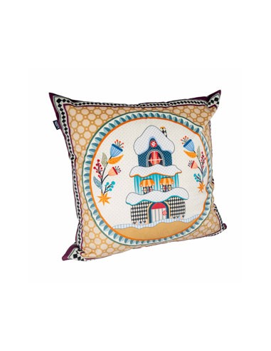 Vesta Home - Fodera Cuscino 50x50·casetta·50 X 50 H