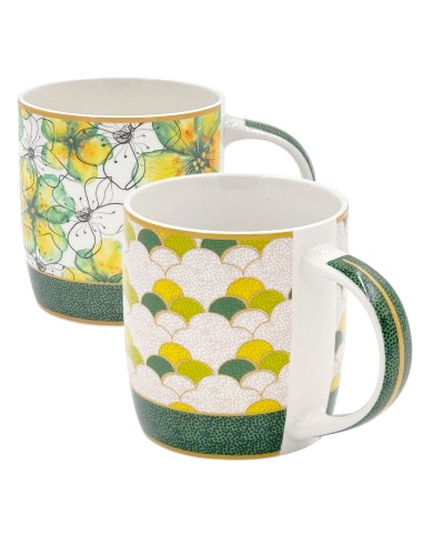 Rose e Tulipani·mirabilia Set 2 Mug Libellula·350 Ml·porcellana Gift Box