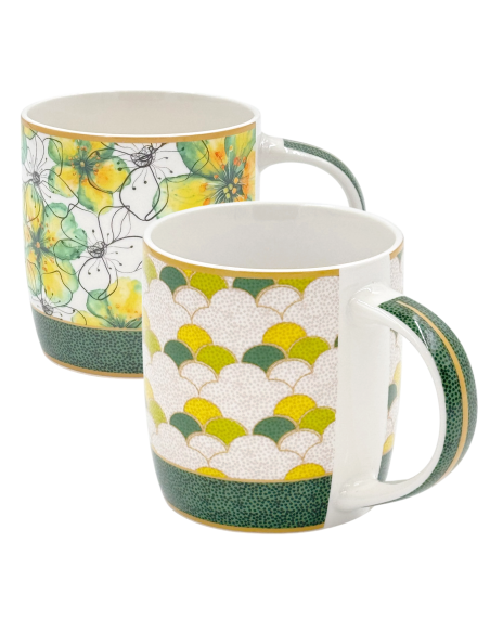 Rose e Tulipani·mirabilia Set 2 Mug Libellula·350 Ml·porcellana Gift Box