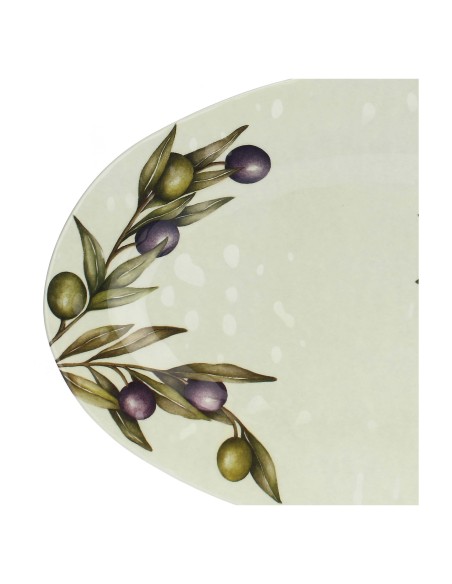Rose e Tulipani· Olyvia Vassoio Ovale 45x30 Cm·melamina Gift Box