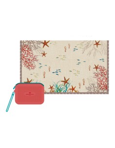 Rose e Tulipani· Sea Life Pareo Pochette·tessuto