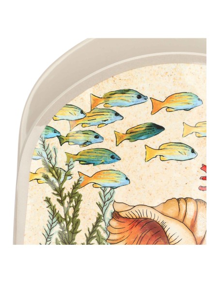 Rose e Tulipani· Sea Life Porta Tovaglioli Carta·15,6x4,7x12 Cm·melamina Gift Box