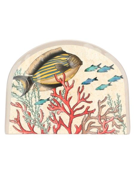 Rose e Tulipani· Sea Life Porta Tovaglioli Carta·15,6x4,7x12 Cm·melamina Gift Box