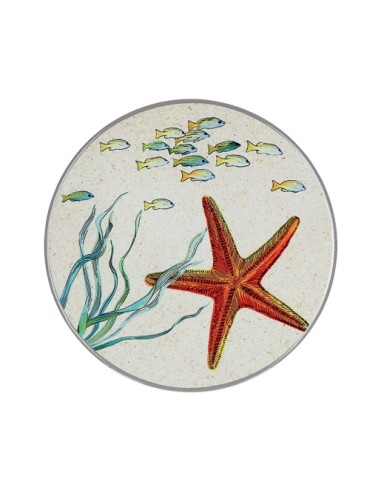 Rose e Tulipani· Sea Life Sottopentola Stella Marina ø 20 Cm·in Gift Box - ceramica