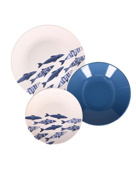 Rose e Tulipani·the Blue Ones Set 18 Piatti