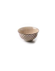 Avive - Ciotolina in Ceramica Decorata Linea Canton  Brown Ø 14 cm