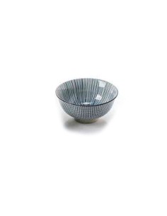 Avive - Ciotolina in Ceramica Decorata Linea Canton  Blu Ø 12 cm