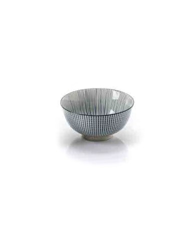 Avive - Ciotolina in Ceramica Decorata Linea Canton  Blu Ø 14 cm