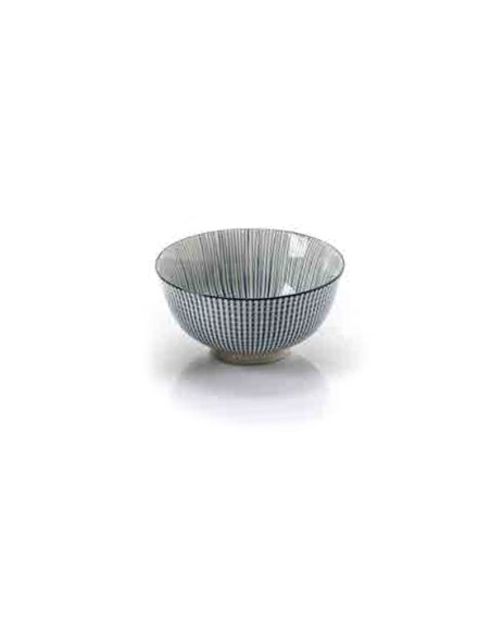 Avive - Ciotolina in Ceramica Decorata Linea Canton  Blu Ø 14 cm