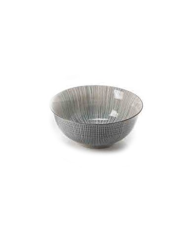 Avive - Ciotolina in Ceramica Decorata Linea Canton  Blu Ø 20 cm