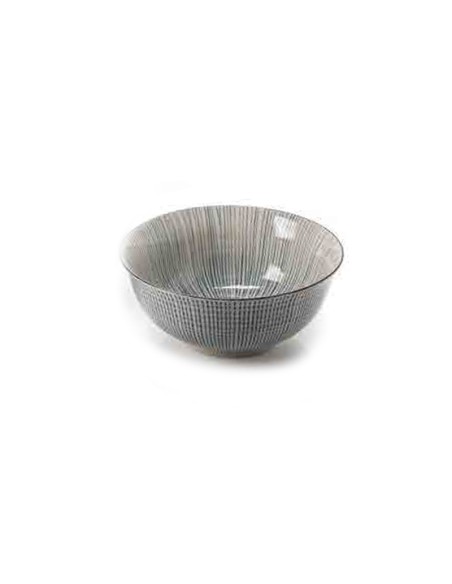 Avive - Ciotolina in Ceramica Decorata Linea Canton  Blu Ø 20 cm
