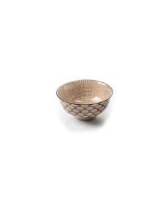 Avive - Ciotolina in Ceramica Decorata Linea Canton  Brown Ø 12 cm