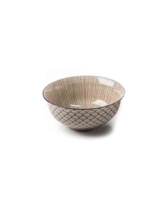 Avive - Ciotolina in Ceramica Decorata Linea Canton  Brown Ø 20 cm