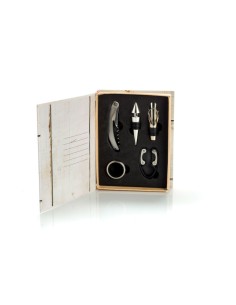 SET VINO 5PZ IN SCATOLA LIBRO
