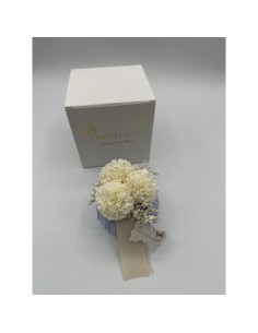 Fiori di Lena - Puffo mini polvere, con dalie e nebbiolina, con scatola 2