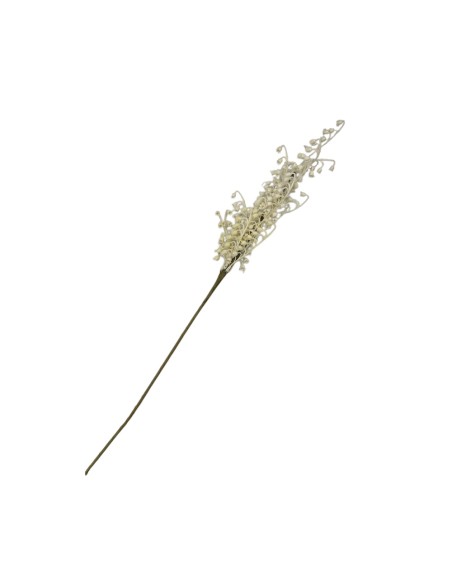 Fiori di Lena - Ramo campanelle brinate bianco cm 72 h