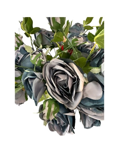 Fiori di Lena - Ramo rose blu cm 70 h
