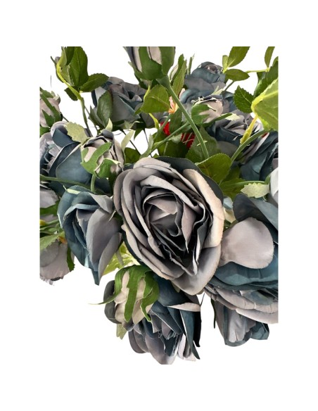 Fiori di Lena - Ramo rose blu cm 70 h