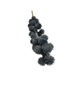 Fiori di Lena - Ramo ricci blu brinato cm 65 h 2