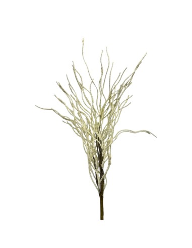 Fiori di Lena - Ramo effetto corallo brinato bianco cm 75 h