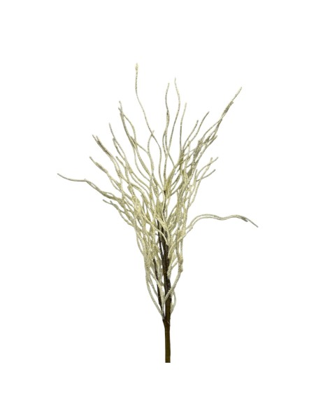 Fiori di Lena - Ramo effetto corallo brinato bianco cm 75 h