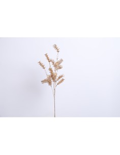 Fiori di Lena - Ramo eucalipto glitter natalizio oro h 80 cm
