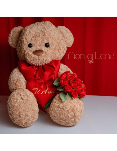 Fiori di Lena - Teddy San Valentino cm 90 h Special Edition