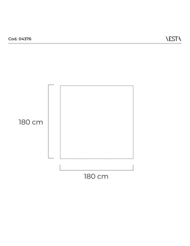 Vesta Home - Tovaglia Quadrata Cm 180x180·modern·180 X 180