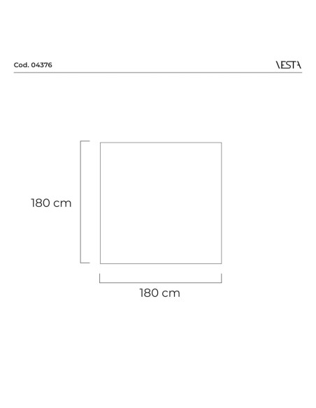 Vesta Home - Tovaglia Quadrata Cm 180x180·modern·180 X 180