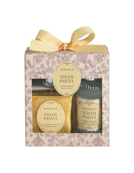 Mathilde M - Cofanetto olio secco 100 ml e acqua corpo e capelli 75 ml - Soleil Pastel