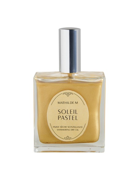 Mathilde M - Olio secco scintillante per corpo e capelli 100 ml - Soleil Pastel