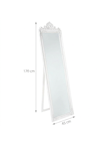 Mathilde M - Specchio con supporto Charles 45 x 170 x 4 cm