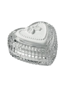 Mathilde M - Scatola a forma di cuore Romance 8,7 x 5 x 8,7 cm