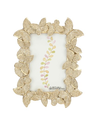 Rituali Domestici - Tiguardo Farfalle Portafoto 10x15 Cm Resina 10X15.5H Cm