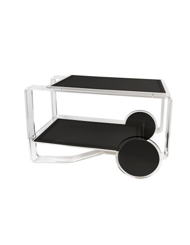 Vesta Home - Carrello Finlandia·nero·79 X 45 X 49 H Cm Th. 20 Mm