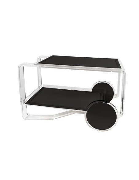 Vesta Home - Carrello Finlandia·nero·79 X 45 X 49 H Cm Th. 20 Mm