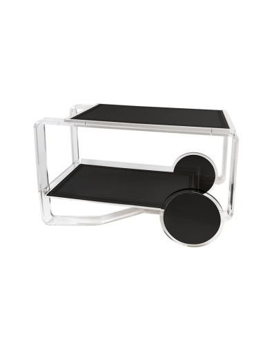 Vesta Home - Carrello Finlandia·nero·79 X 45 X 49 H Cm Th. 20 Mm