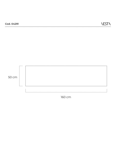 Vesta Home - Runner Grande Cm 160x50 Cm Vesta Decor·party·160 X 50
