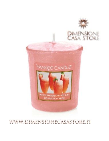 Yankee Candle - Candela sampler White strawberry Bellini